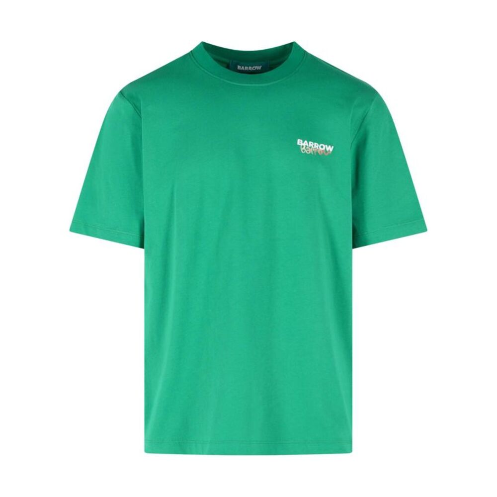 Barrow Green Cotton T-Shirt Men